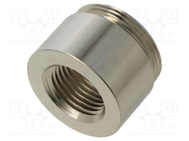 Thread adapter; Int.thread: NPT 1/2"; Ext.thread: M32; brass