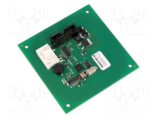 RFID reader; antenna,built-in relay; 79.5x79.5x12mm; 8÷16V