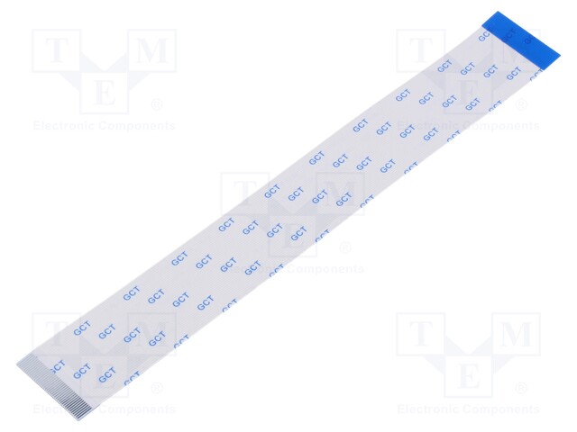 FFC cable; Cores: 40; Cable ph: 0.5mm; L: 152mm; 60V; Plating: tinned