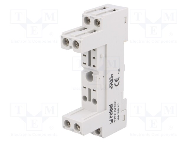 Socket; PIN: 8; 10A; 300VAC; Application: RMB841,RMB851; -40÷70°C