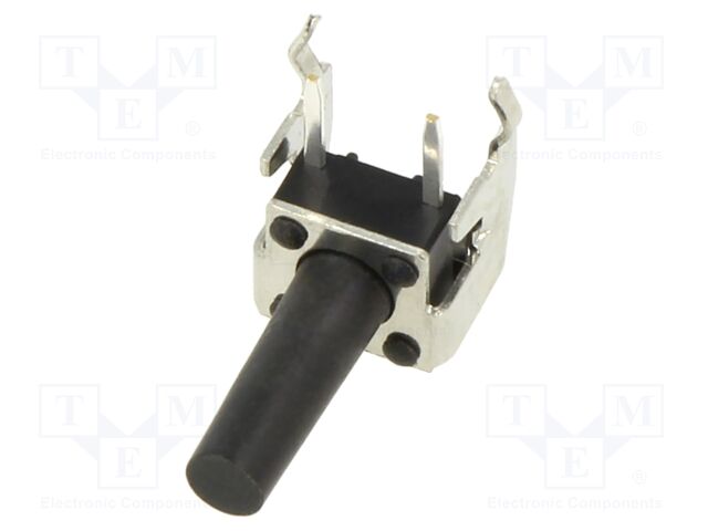Microswitch TACT; SPST; Pos: 2; 0.1A/30VDC; THT; 1.57N; 12.5mm