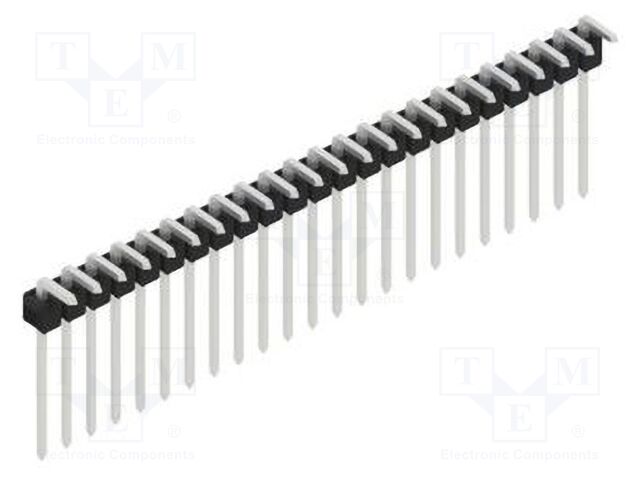Connector: pin strips; pin header; male; PIN: 23; 2.54mm; THT; 1x23