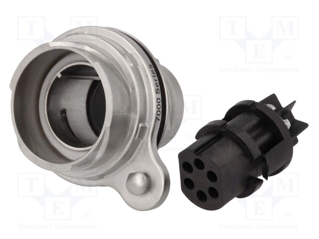 Connector: circular; socket; female; PIN: 6; Buccaneer 7000; 10A