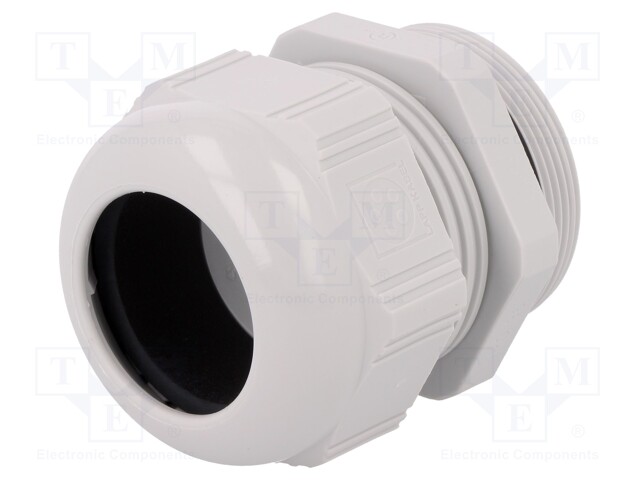 Cable gland; PG42; IP68; Mat: polyamide; light grey