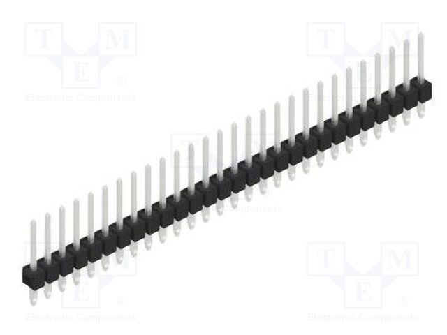 Connector: pin strips; pin header; male; PIN: 28; 2.54mm; THT; 1x28