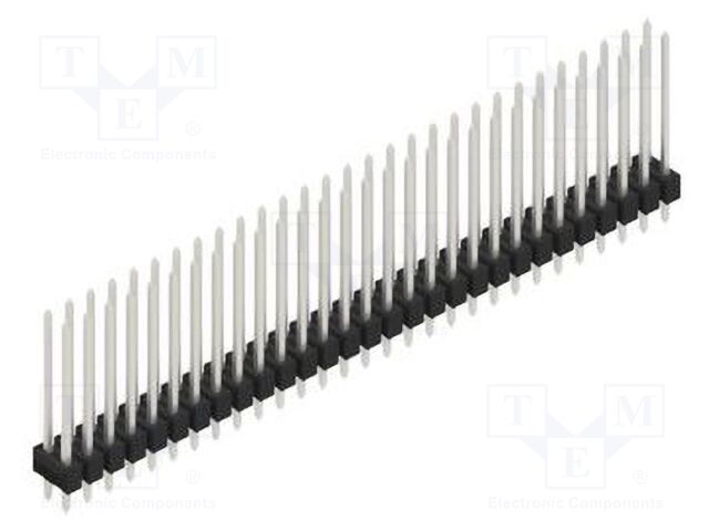 Connector: pin strips; pin header; male; PIN: 58; 2.54mm; THT; 2x29