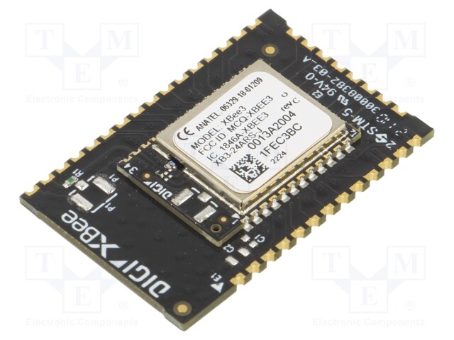 Module: RF; RF PAD; XBee; 2.4GHz; I2C,SPI,UART; -103dBm; 8dBm; SMD