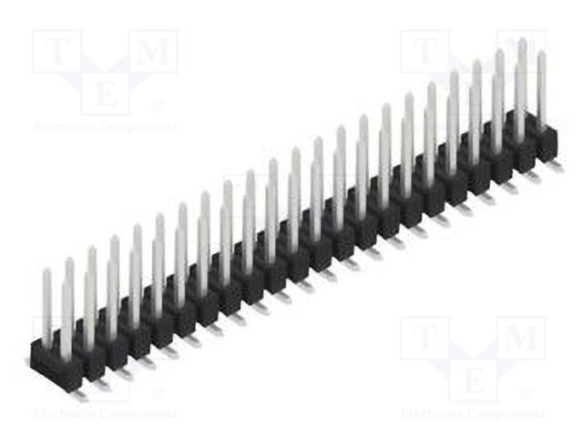 Connector: pin strips; pin header; male; PIN: 44; 2.54mm; SMT; 2x22