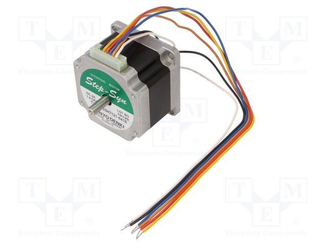 Motor: DC; 2-phase,stepper,unipolar; 24VDC; step 1,8°; 0.39Nm; 2A