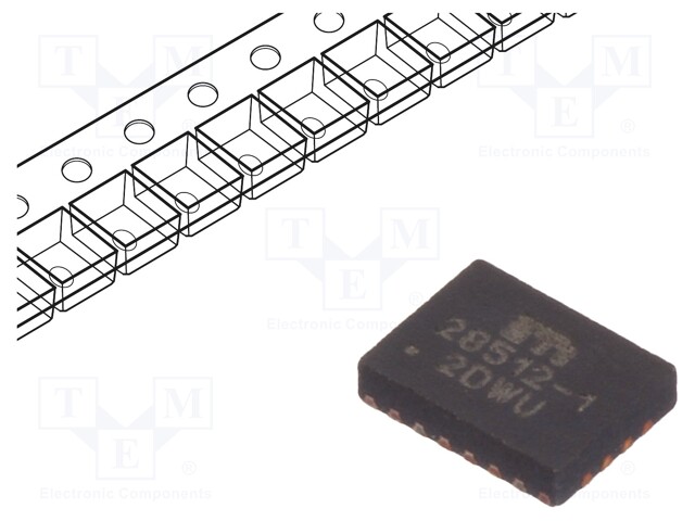 PMIC; DC/DC converter; Uoper: 4.6÷70V; Uout: 0.8÷5.4V; FQFN24; buck