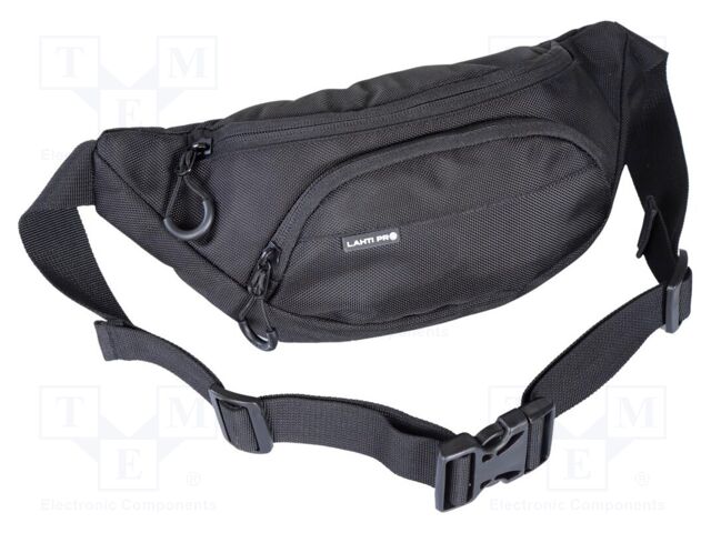 Waist bag; black; polyester