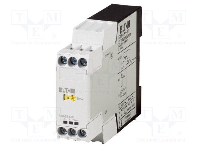 Timer; 3s÷60s; SPDT; 250VAC/3A; Usup: 400VAC; -20÷60°C; PIN: 5; IP20