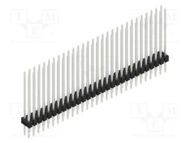 Connector: pin strips; pin header; male; PIN: 58; 2.54mm; THT; 2x29