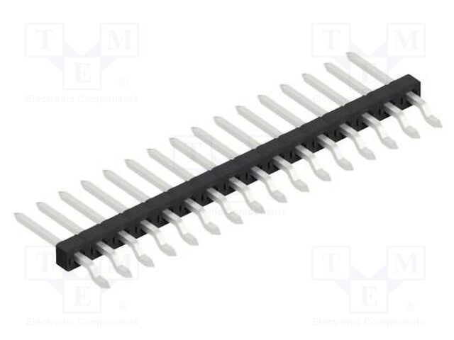 Connector: pin strips; pin header; male; PIN: 16; 2mm; SMT; 1x16