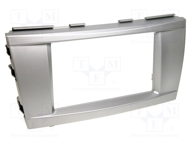 Radio frame; Toyota; 2 DIN; silver