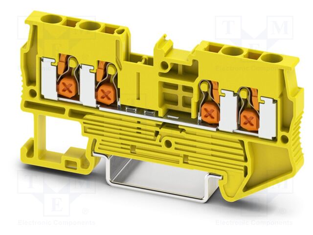 Splice terminal: rail; XT; 24A; 800V; PA; L: 35.3mm; 0.5÷4mm2; ways: 1