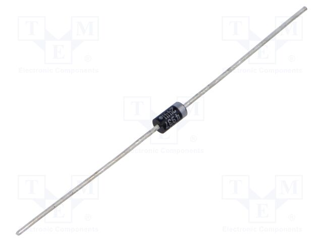 Fast / Ultrafast Diode, 600 V, 1 A, Single, 1.2 V, 200 ns, 30 A