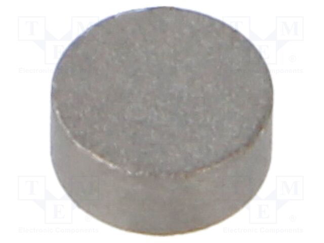 Magnet: permanent; samarium, cobalt; 6N; Ø: 7mm; H: 3mm