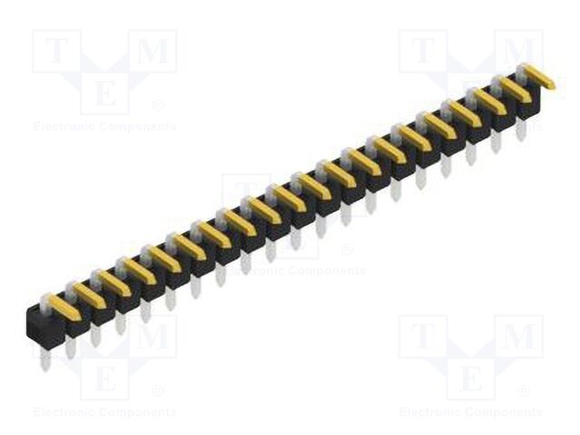 Connector: pin strips; pin header; male; PIN: 20; 2.54mm; THT; 1x20