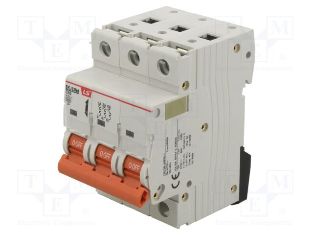 Circuit breaker; 230/400VAC; Inom: 63A; Poles: 3; Charact: C; 6kA
