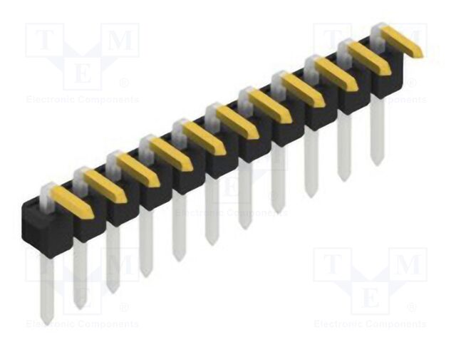 Connector: pin strips; pin header; male; PIN: 11; 2.54mm; THT; 1x11