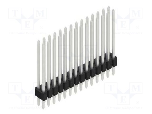 Connector: pin strips; pin header; male; PIN: 28; 1.27mm; THT; 2x14