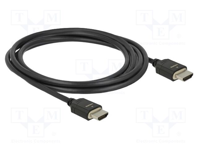 Cable; HDMI plug,both sides; HDMI 2.1,Ultra High Speed; Len: 2m