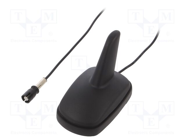 Antenna; SHARK; AM,FM; RAKU II female; black; 12VDC; Kind: RG174