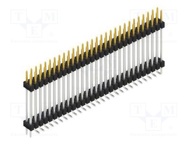 Connector: pin strips; pin header; male; PIN: 58; 2.54mm; SMT; 2x29