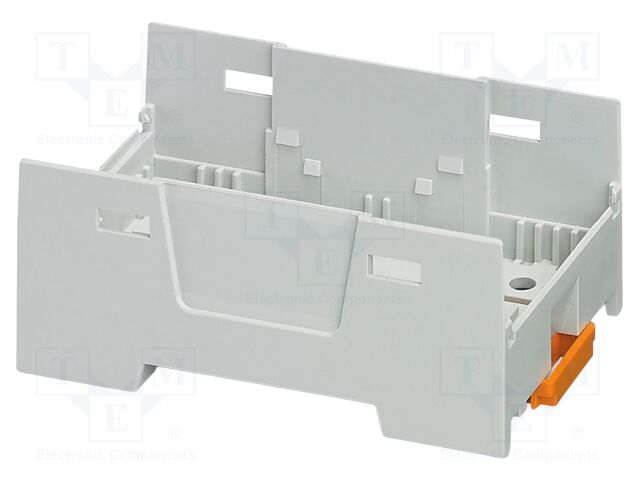 Enclosure base; grey; UL94V-0; EH 45 F; for DIN rail mounting
