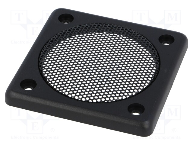 Loudspeaker grille; 73x73x7mm; Mat: ABS
