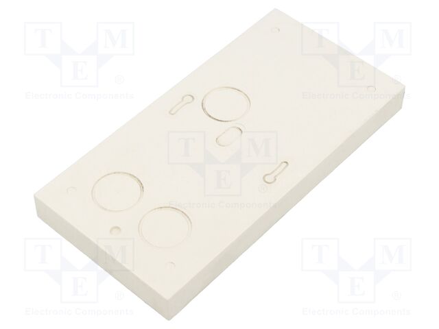 Enclosure: junction box; X: 164mm; Y: 15.5mm; Z: 82mm; wall mount