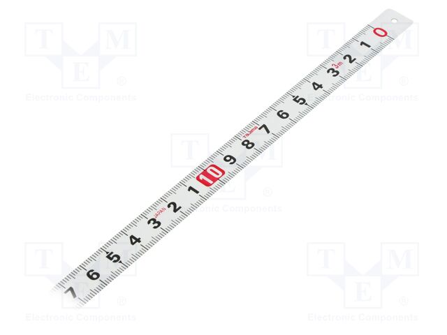 Ruler; L: 3m; Width: 13mm; flexible,self-adhesive