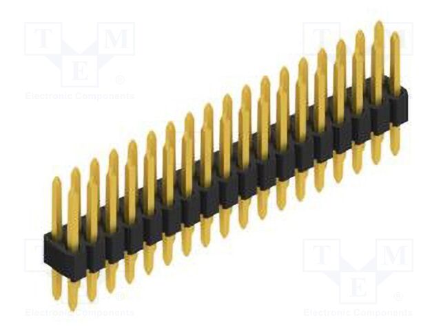 Connector: pin strips; pin header; male; PIN: 36; 1.27mm; THT; 2x18
