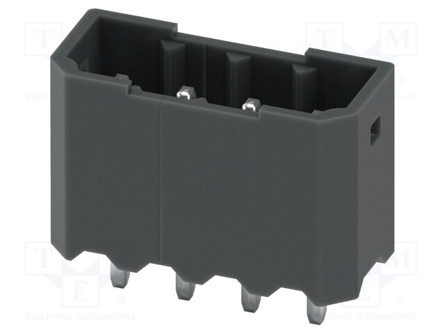 PCB headers, nominal cross section: 0.5 mm?, color: black, n