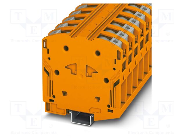 Splice terminal: rail; PA; ways: 1; terminals: 2; W: 20mm; H: 101mm