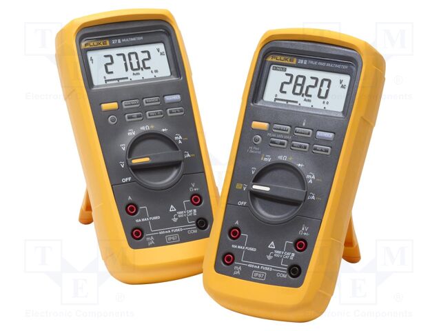 Digital multimeter; LCD (6000),with a backlit; True RMS; IP67