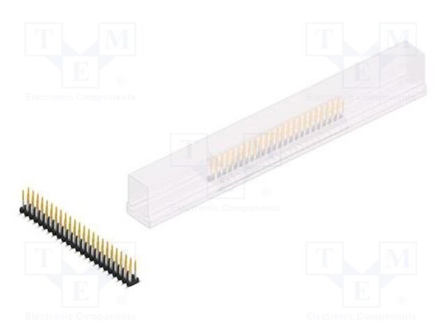 Connector: pin strips; pin header; male; PIN: 48; 2mm; SMT; 2x24