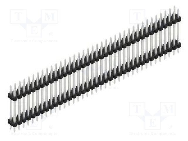 Connector: pin strips; pin header; male; PIN: 74; 2mm; THT; 2x37