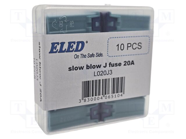 Fuse: fuse; 20A; 32VDC; automotive; 14.1mm; 14.1x12x27.2mm