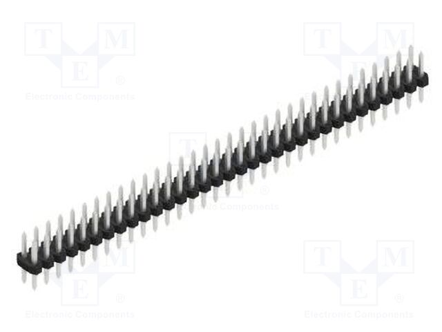 Connector: pin strips; pin header; male; PIN: 66; 2mm; THT; 2x33