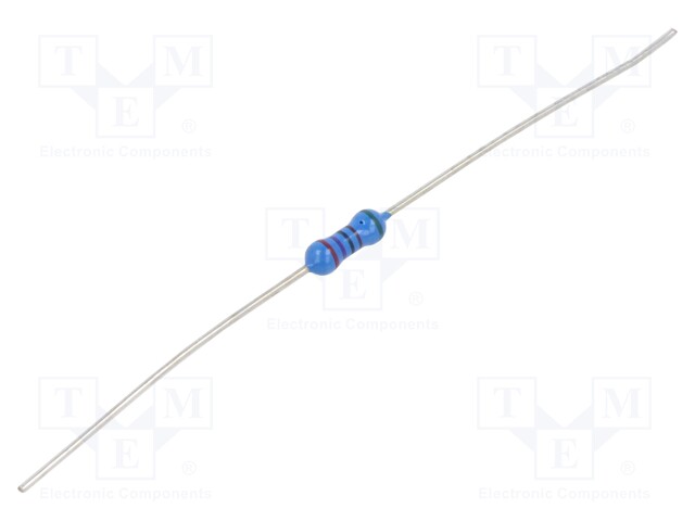 Resistor: metal film; THT; 2.7kΩ; 250mW; ±0.5%; 6.3x2.3mm; 15ppm/°C