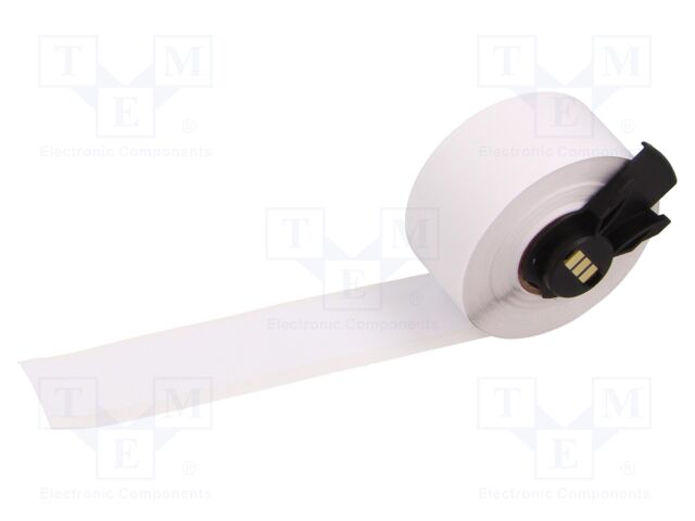 Tape; 25.4mm; 15.24m; white; self-adhesive; -40÷82°C