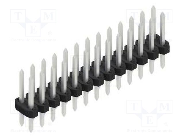 Connector: pin strips; pin header; male; PIN: 26; 2mm; THT; 2x13