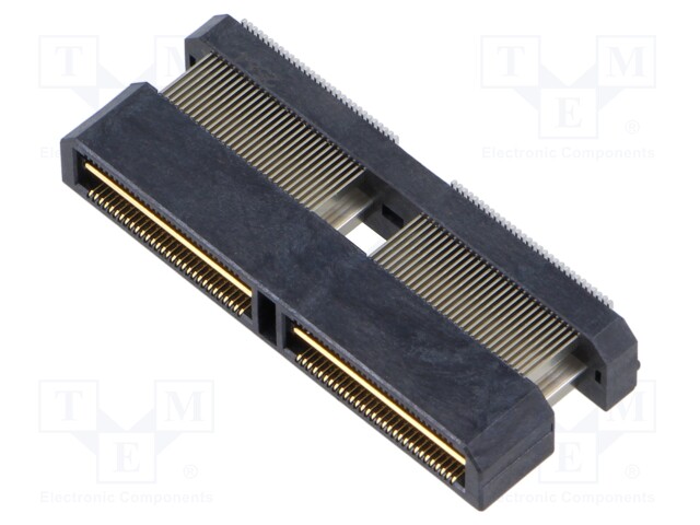 Mezzanine Connector, Ground Plane, Header, 0.5 mm, 2 Rows, 120 Contacts, Surface Mount