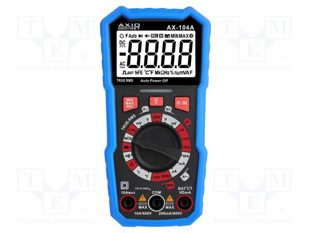 Digital multimeter; LCD; (2000); VDC accuracy: ±(0.5%+3digit)