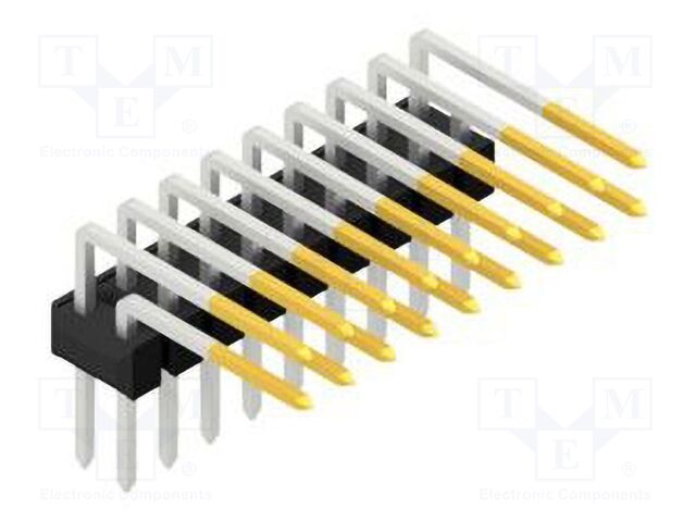 Connector: pin strips; pin header; male; PIN: 18; 2.54mm; THT; 2x9