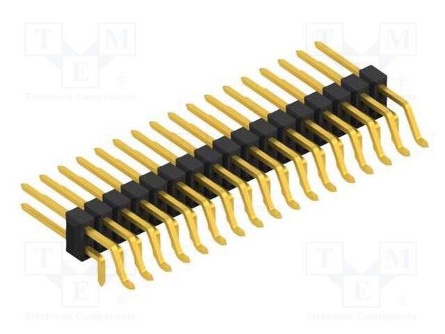 Connector: pin strips; pin header; male; PIN: 34; 2.54mm; SMT,THT