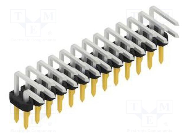 Connector: pin strips; pin header; male; PIN: 26; 2mm; THT; 2x13