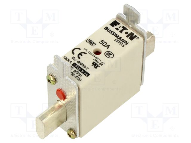Fuse: fuse; gG,gL; 50A; 690VAC; industrial; NH000